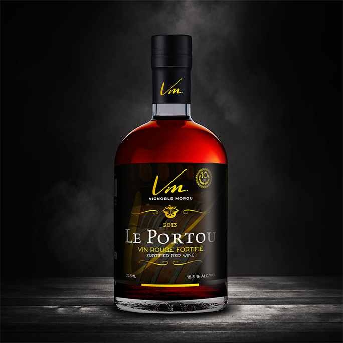 Étiquette bouteille de vin Le Portou