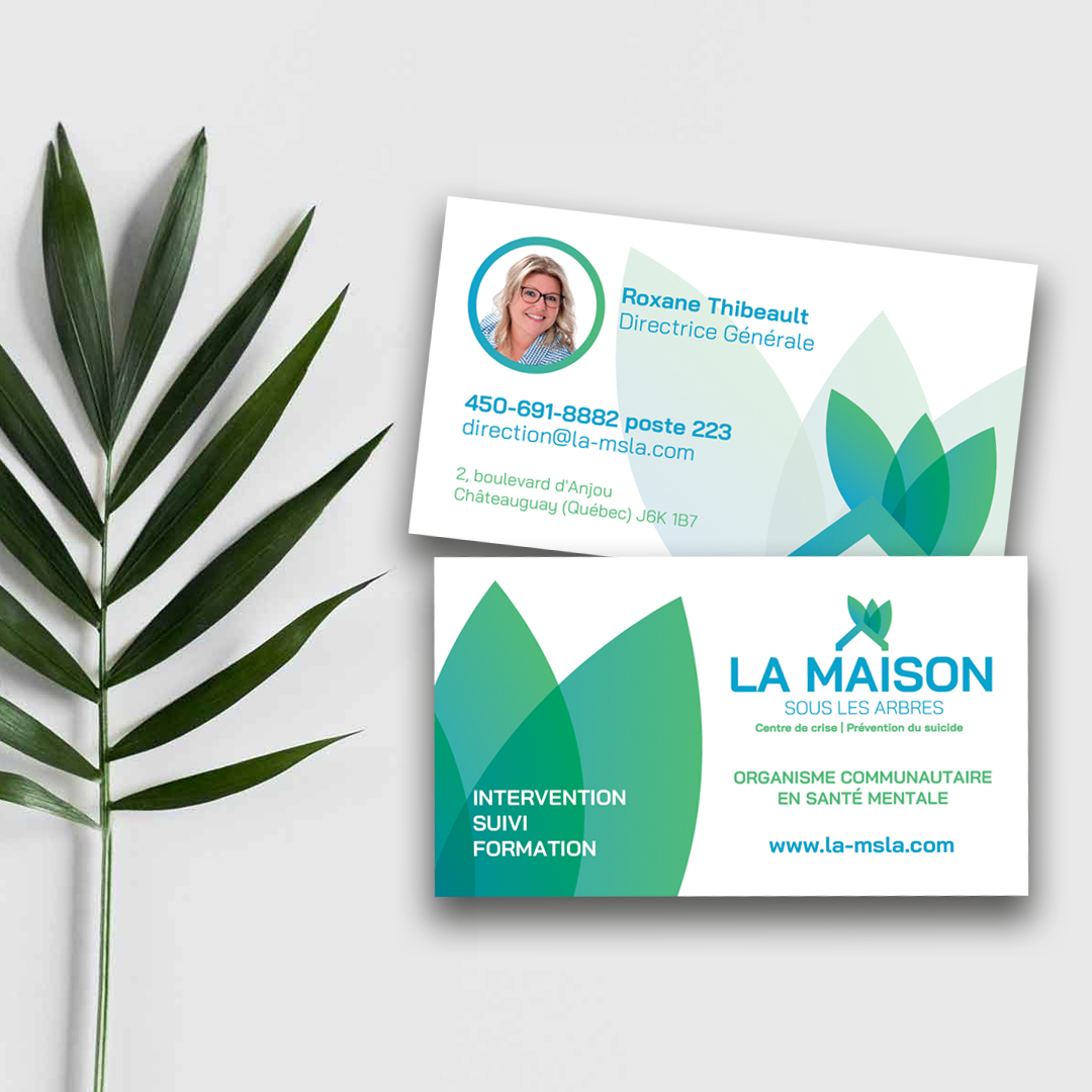 Carte professionnelle La Maison sous les Arbres