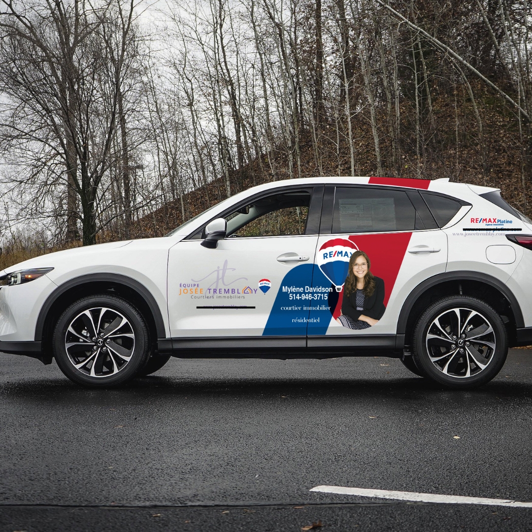Véhicule Lettrage Équipe Josée Tremplay