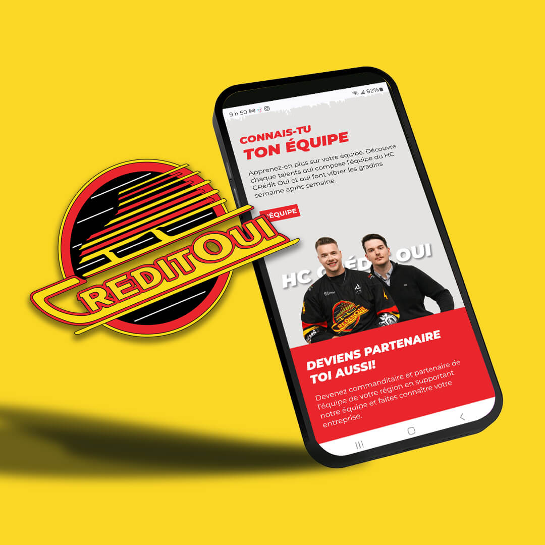 Réalisation du site web de HC Crédit oui